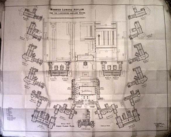 First floor plan of Winwick from the 1895 architectural drawings (courtesy of Nigel Roberts).